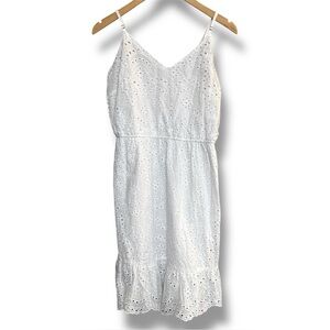 Japna White Eyelet Dress